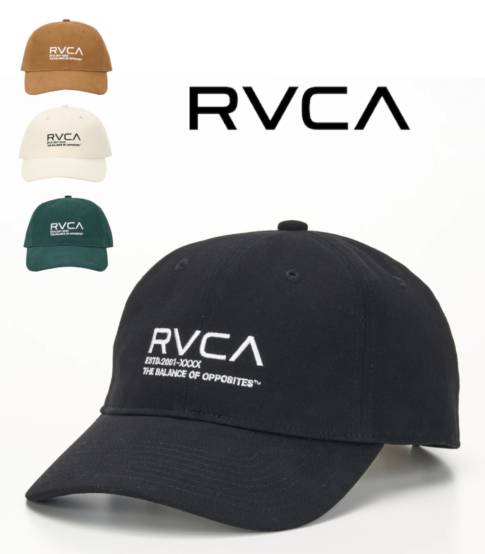 RVCA ルーカ BALANCE CREST CAP キャップ ユニセックス 帽子 カジュアル フリーサイズ メンズ レディース | RVCA