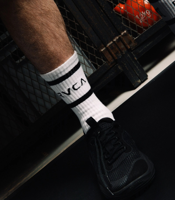RVCA SPORT ルーカ スポーツ RVCA×EVERLAST SOCKS ソックス メンズ 靴下 ロング カジュアル ストリート | RVCA