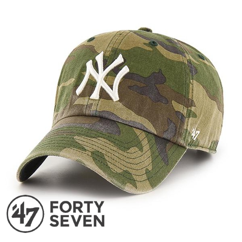 &apos;47 フォーティーセブン Yankees CLEAN UP CAMO キャップ 帽子 ヤンキース ...