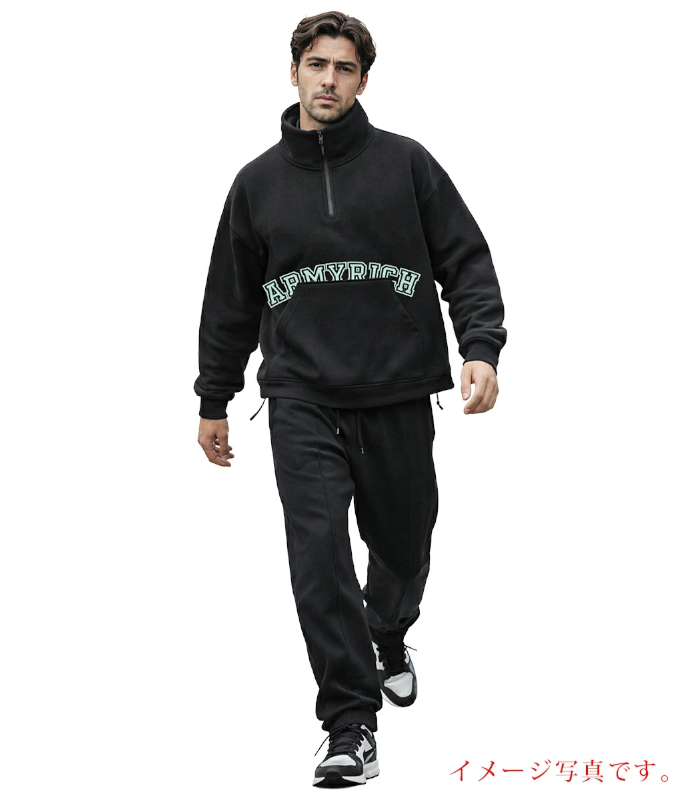 ARMYRICH アーミーリッチ スウェットハーフジップセットアップ メンズ 上下セット カジュアル ルームウェア ジャージ 部屋着 |  | 08