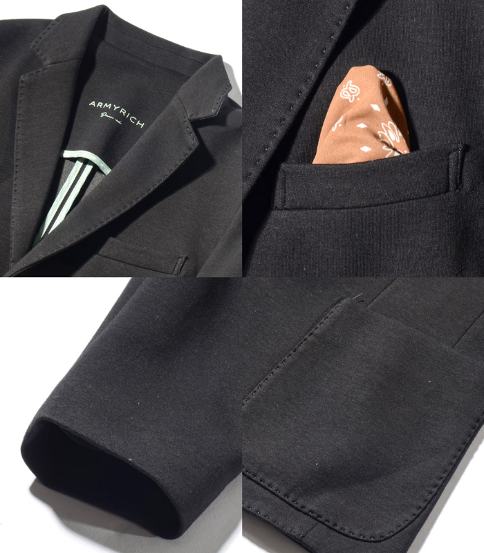 ARMYRICH アーミーリッチ セットアップ 上下セット カジュアルスーツ きれいめ 大人 ポンチ シンプル テーラード ストレッチ |  | 12