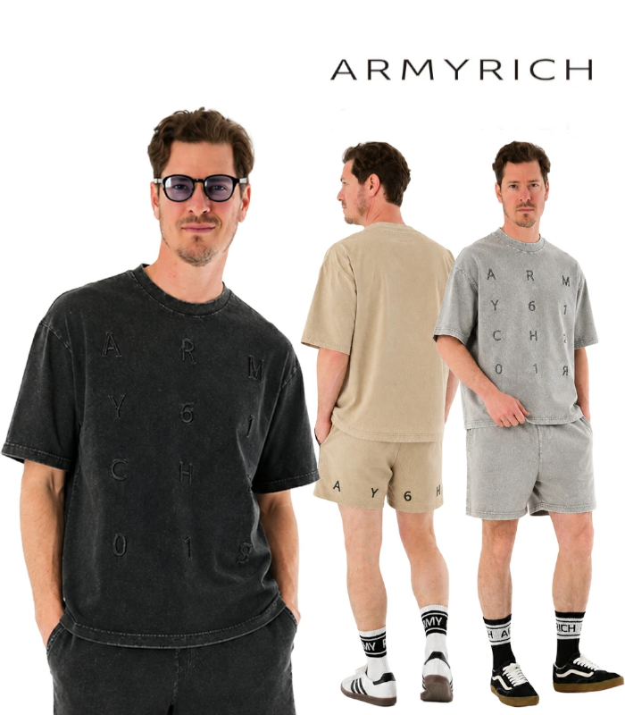 ARMYRICH アーミーリッチ ピグメント加工Tシャツセットアップ 半袖