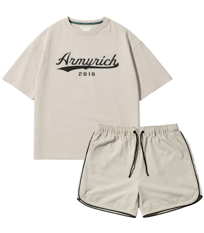 ARMYRICH アーミーリッチ ベースボールロゴTシャツセットアップ メンズ 上下セット カジュアル スポーツ ジム トレーニング ルームウェア |  | 02
