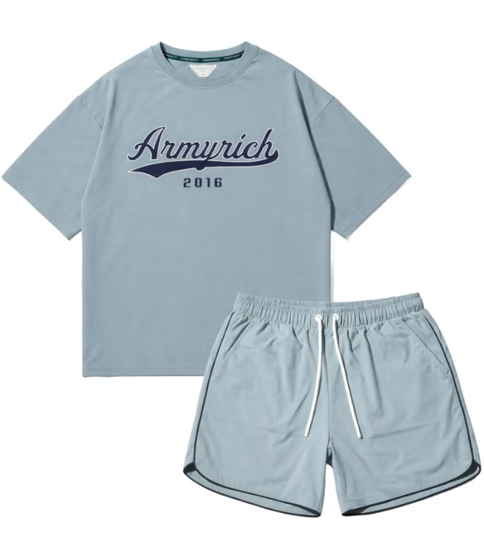 ARMYRICH アーミーリッチ ベースボールロゴTシャツセットアップ メンズ 上下セット カジュアル スポーツ ジム トレーニング ルームウェア |  | 04