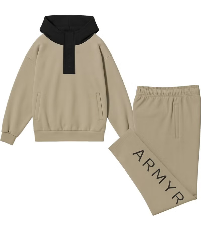ARMYRICH アーミーリッチ 鹿の子ハーフジッププルパーカーセットアップ メンズ 上下セット ジャージ 男性 スポーツ カジュアル ルームウェア トレーニング |  | 03