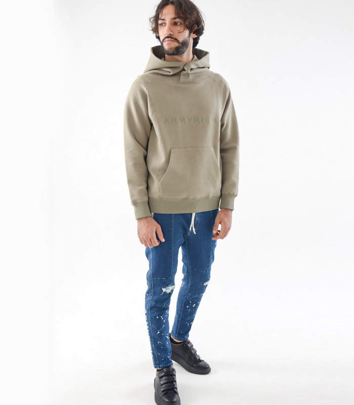 ARMYRICHパーカー ARMYRICH アーミーリッチ ビッグフードボンディングパーカー