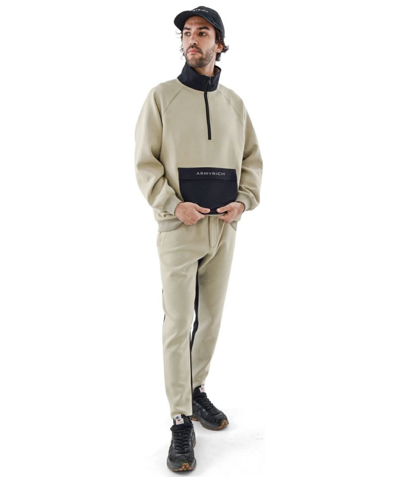 アーミーリッチ セットアップ ARMYRICH アーミーリッチ ボンディングハーフジップセットアップ