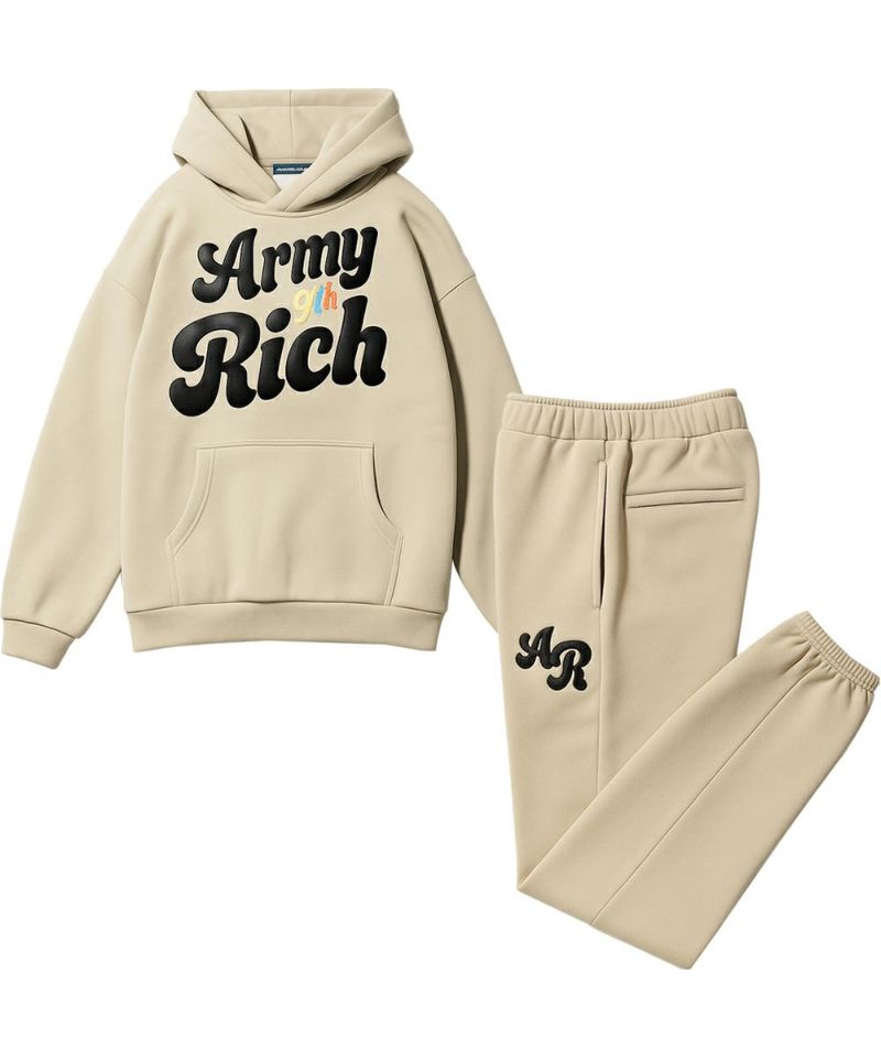 ARMYRICH アーミーリッチ レザーワッペン裏起毛スウェットセットアップ 上下セット メンズコーデ おしゃれ かわいい ブランド |  | 06