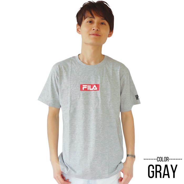 フィラ Tシャツ Men's ボックスロゴプリントTシャツ 半袖 tシャツ ロゴ メンズ レディース | FILA | 02