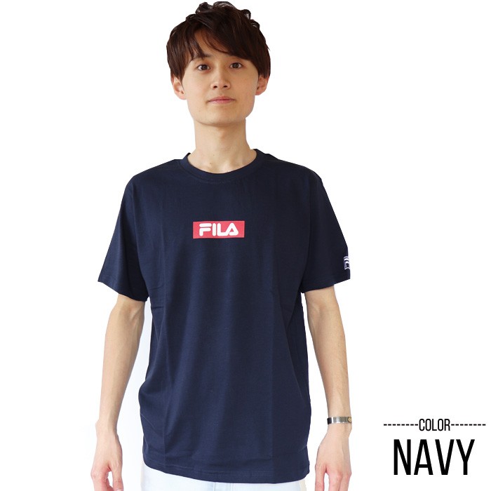 フィラ Tシャツ Men's ボックスロゴプリントTシャツ 半袖 tシャツ ロゴ メンズ レディース | FILA | 03