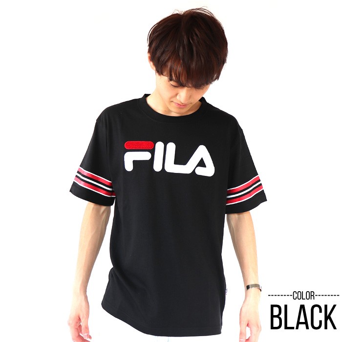 FILA フィラ Tシャツ Men's サガラワッペンTシャツ 半袖 トップス | FILA | 01