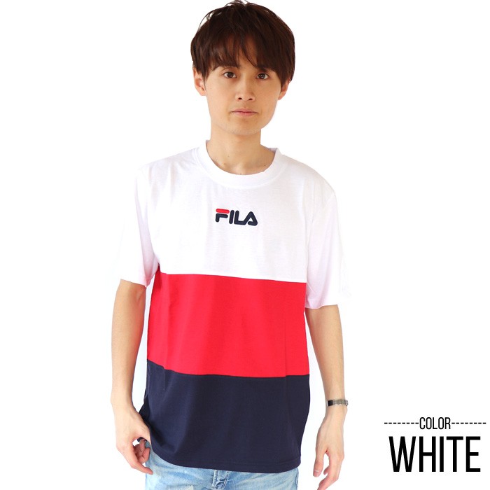 FILA フィラ Tシャツ Men's サガラワッペンTシャツ tシャツ tee ウィメンズ カジュアル | FILA | 03