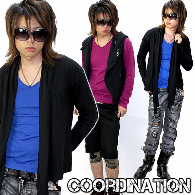 GLESS グレス Vネック 無地 ロンT Tシャツ TEE カットソー mens メンズ トップス おしゃれ 長袖 秋 冬 春 無地 メンズファッション S M L XL |  | 11