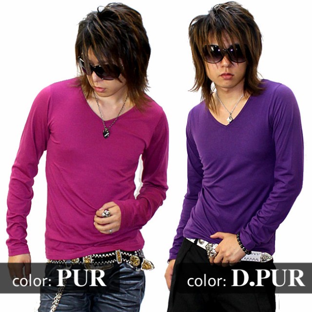 GLESS グレス Vネック 無地 ロンT Tシャツ TEE カットソー mens メンズ トップス おしゃれ 長袖 秋 冬 春 無地 メンズファッション S M L XL |  | 06