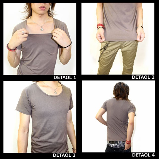 GLESS グレス 半袖Tシャツ カットソー トップス メンズ おしゃれ 半袖 春 夏 秋 無地 メンズファッション S M L |  | 11