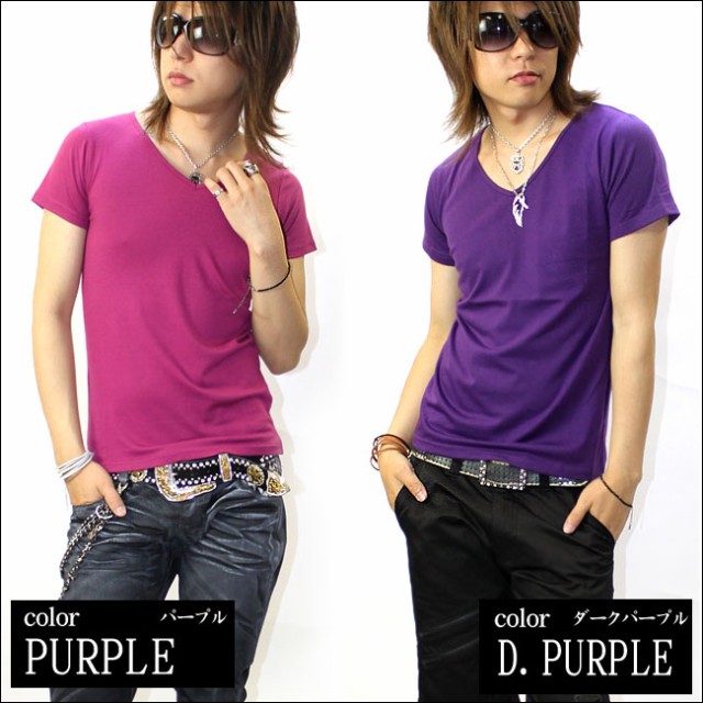 GLESS グレス 半袖Vネック無地 Tシャツ カットソー トップス メンズ おしゃれ 半袖 春 夏 秋 無地 メンズファッション M L |  | 04