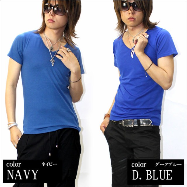 GLESS グレス 半袖Vネック無地 Tシャツ カットソー トップス メンズ おしゃれ 半袖 春 夏 秋 無地 メンズファッション M L |  | 06