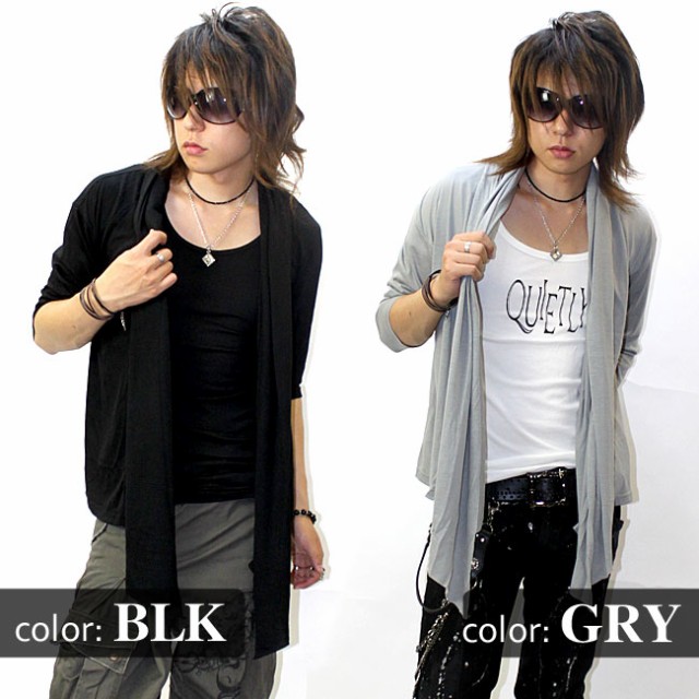 GLESS グレス 五分袖カーディガン カーデ トップス メンズ おしゃれ 春 夏 秋 無地 メンズファッション FREE ブランド |  | 01