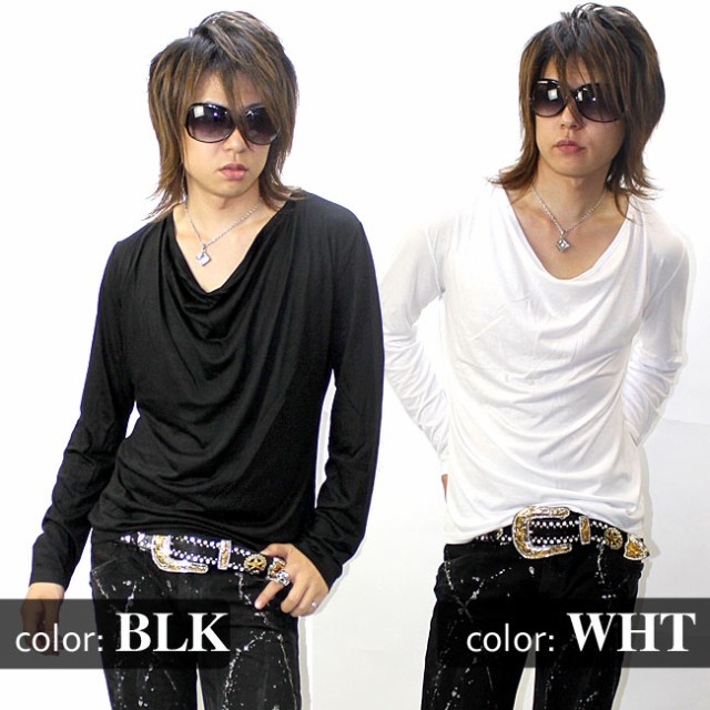 GLESS グレス ドレープ長袖カットソー メンズ おしゃれ 長袖 秋 冬 無地 メンズファッション M L ブランド トップス men's |  | 01