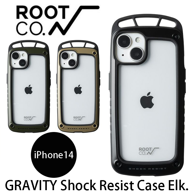 ROOT CO ルート【iPhone14専用】GRAVITY Shock Resist Case