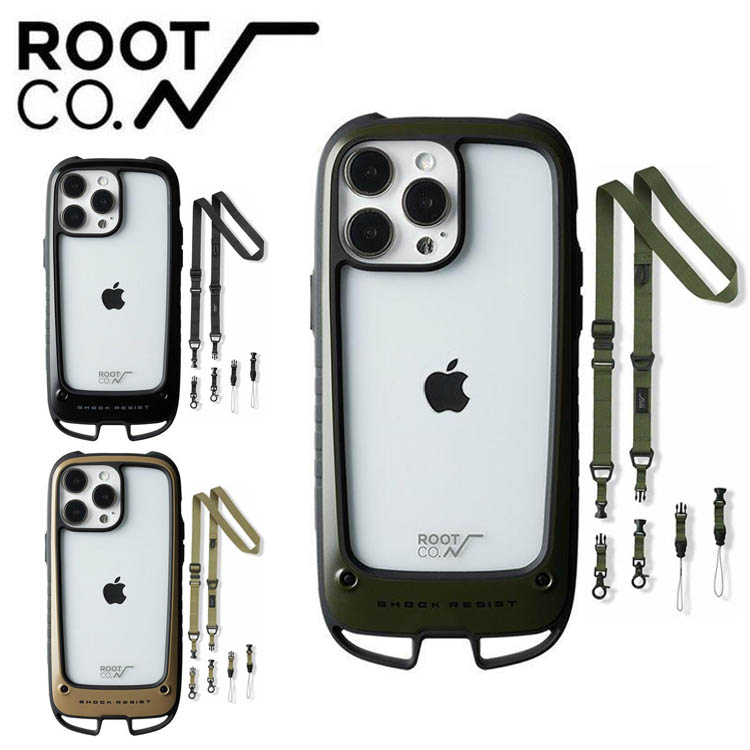 ROOT CO ルートコーiPhone14ProMax専用ケース＋ネック&ショルダー