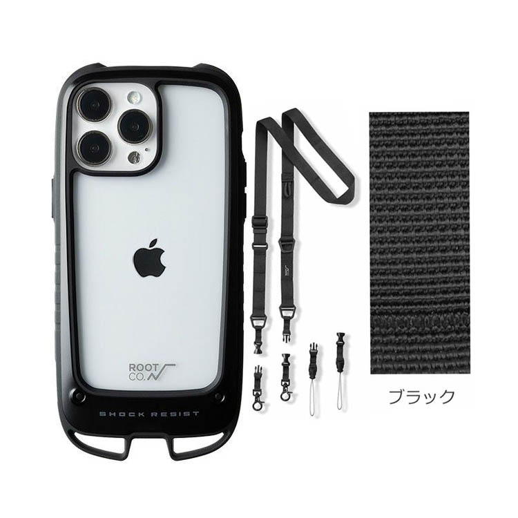 ROOT CO ルートコーiPhone14ProMax専用ケース＋ネック&ショルダー