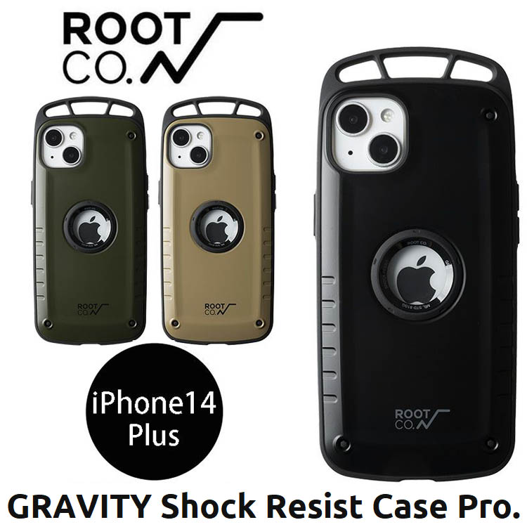 ROOT CO ルートコー【iPhone14Plus専用】GRAVITY Shock Resist Case 