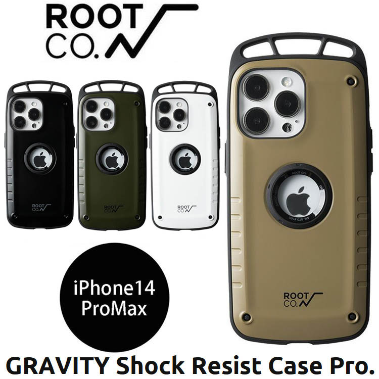ROOT CO ルートコー【iPhone14ProMax専用】GRAVITY Shock Resist Case 