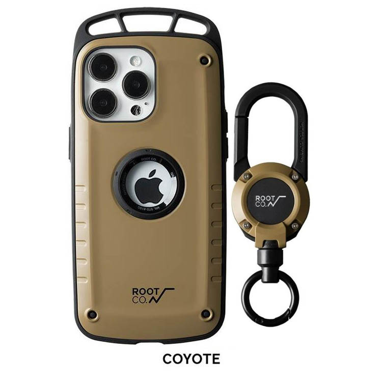 ROOT CO ルートコー iPhone14ProMax専用ケース+マグネット内蔵型リールカラビナ セット スマホケース 軽量 アウトドア キャンプ 登山｜upper-gate｜04