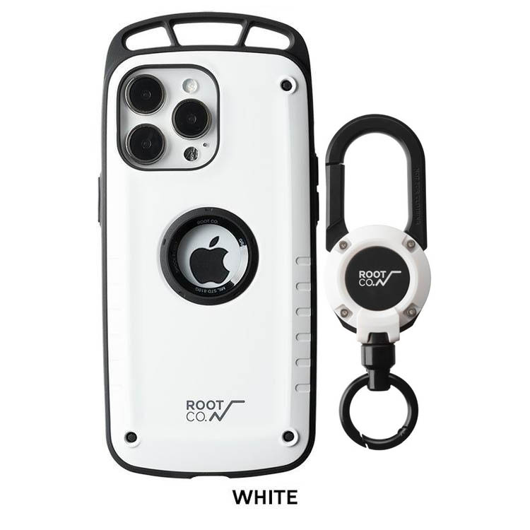 ROOT CO ルートコー iPhone14ProMax専用ケース+マグネット内蔵型リールカラビナ セット スマホケース 軽量 アウトドア キャンプ 登山｜upper-gate｜05