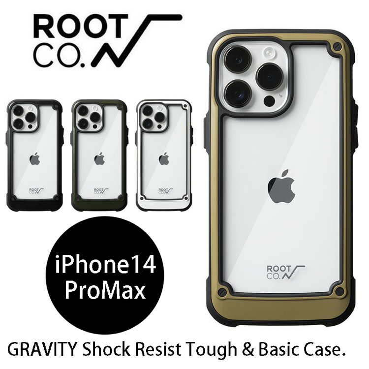 ROOT CO ルートコー 【iPhone14ProMax専用】GRAVITY Shock Resist