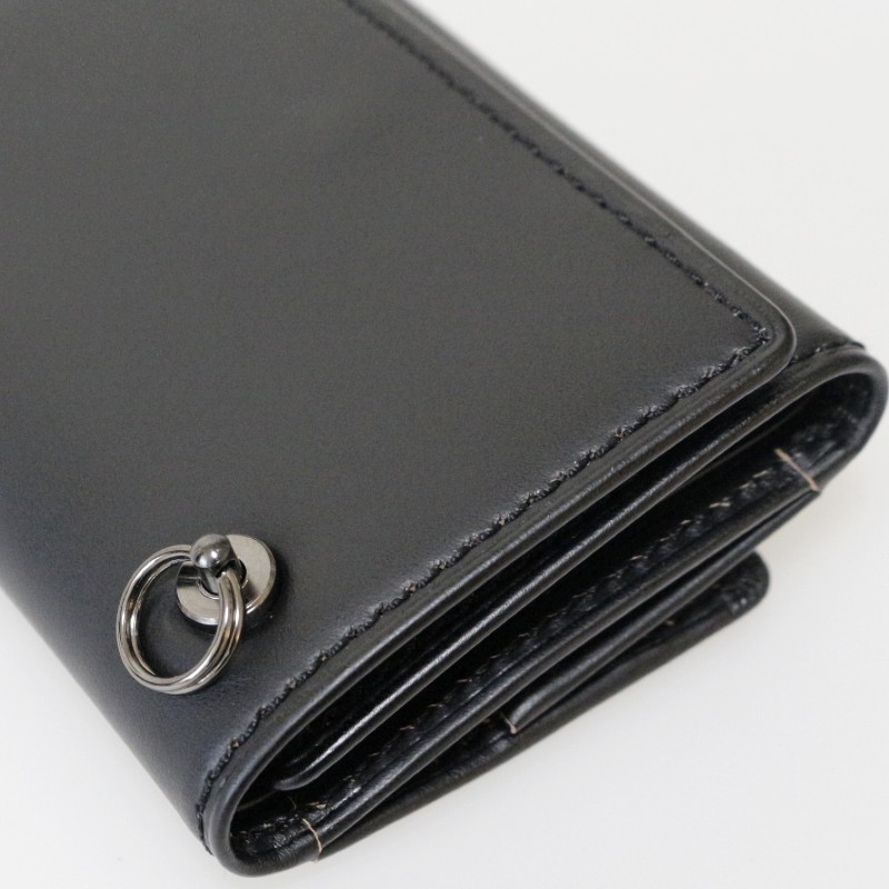 【美品】JAM HOME MADE 三つ折りコンパクトウォレット LaVish JNS957BK)ミニ財布 三つ折り コンパクトウォレット -LaVish