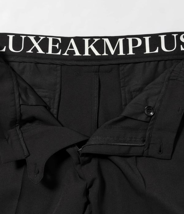 LUXEAKMPLUS リュクスエイケイエムプラス サイドロゴハーフスラックス ショートパンツ 短パン ゴルフ スポーツ ストレッチ GOLF | LUXE AKM PLUS | 08