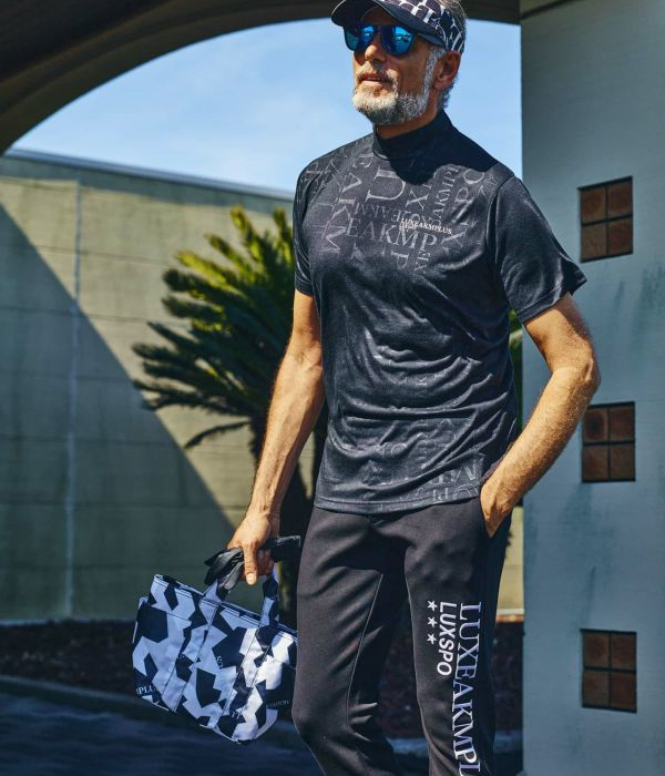 SALE セール LUXEAKMPLUS リュクスエイケイエムプラス 刺繍ロゴスウェットパンツ スポーツ カジュアル 運動 ゴルフ GOLF | LUXE AKM PLUS | 12