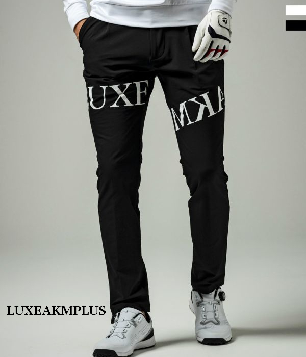 SALE セール LUXEAKMPLUS リュクスエイケイエムプラス ソフトシェル裏起毛スラックス ゴルフ GOLF スポーツ スリム 細身 | LUXE AKM PLUS