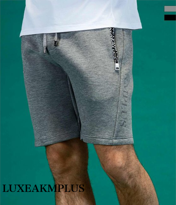 LUXEAKMPLUS リュクスエイケイエムプラス 軽量スウェットサイドロゴハーフパンツ メンズ ショートパンツ 男性 ジャージ カジュアル スポーツ ゴルフ | LUXE AKM PLUS