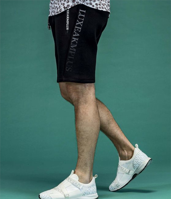 LUXEAKMPLUS リュクスエイケイエムプラス 軽量スウェットサイドロゴハーフパンツ メンズ ショートパンツ 男性 ジャージ カジュアル スポーツ ゴルフ | LUXE AKM PLUS | 11