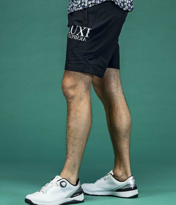 LUXEAKMPLUS リュクスエイケイエムプラス サイドロゴハーフパンツ メンズ ショートパンツ 短パン ゴルフ GOLF スポーツ カジュアル | LUXE AKM PLUS | 08