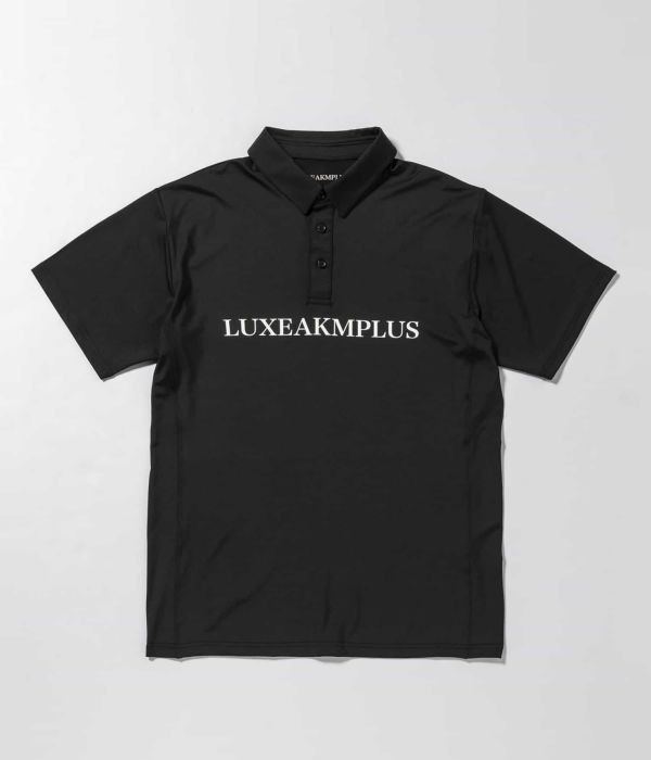 SALE セール LUXEAKMPLUS リュクスエイケイエムプラス フロントロゴ半袖ポロシャツ ゴ...