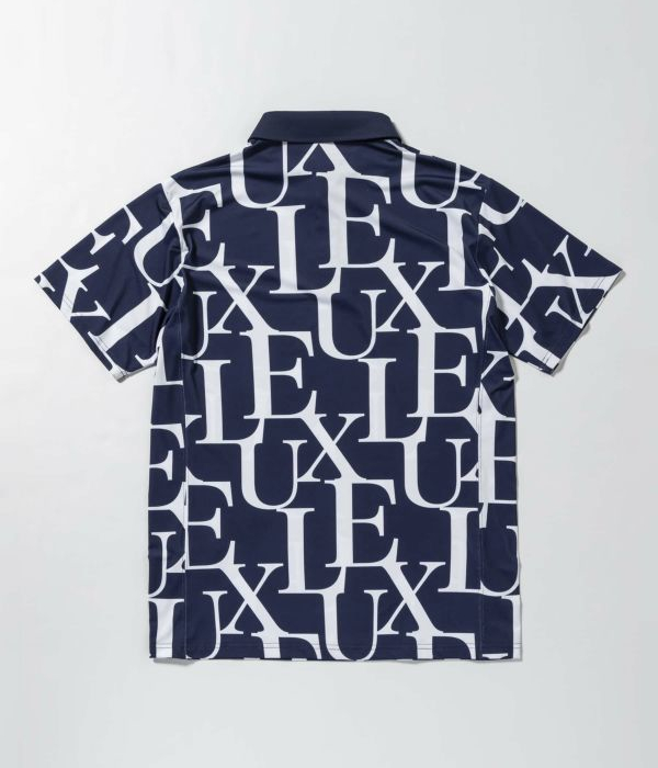 SALE セール LUXEAKMPLUS リュクスエイケイエムプラス 総柄ロゴ半袖ポロシャツ Tシャツ GOLF ゴルフ スポーツ 運動 カジュアル | LUXE AKM PLUS | 12