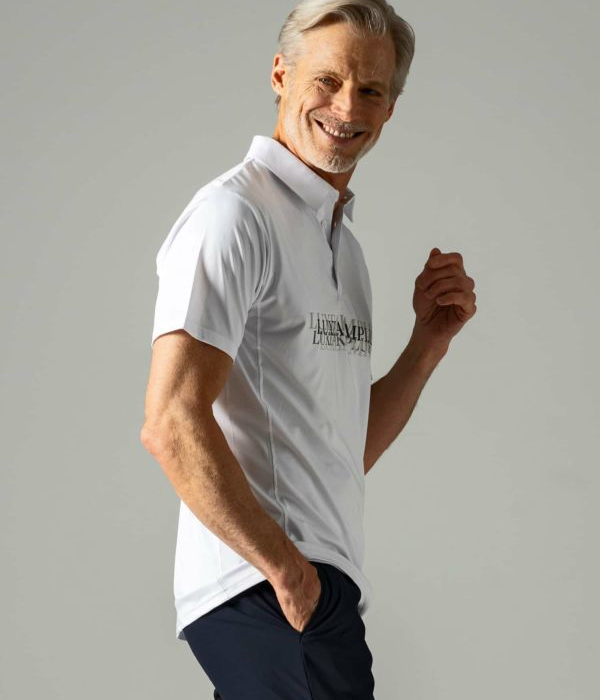 SALE セール LUXEAKMPLUS リュクスエイケイエムプラス マルチロゴ半袖ポロシャツ ゴルフ GOLF スポーツ 運動 カジュアル | LUXE AKM PLUS | 11