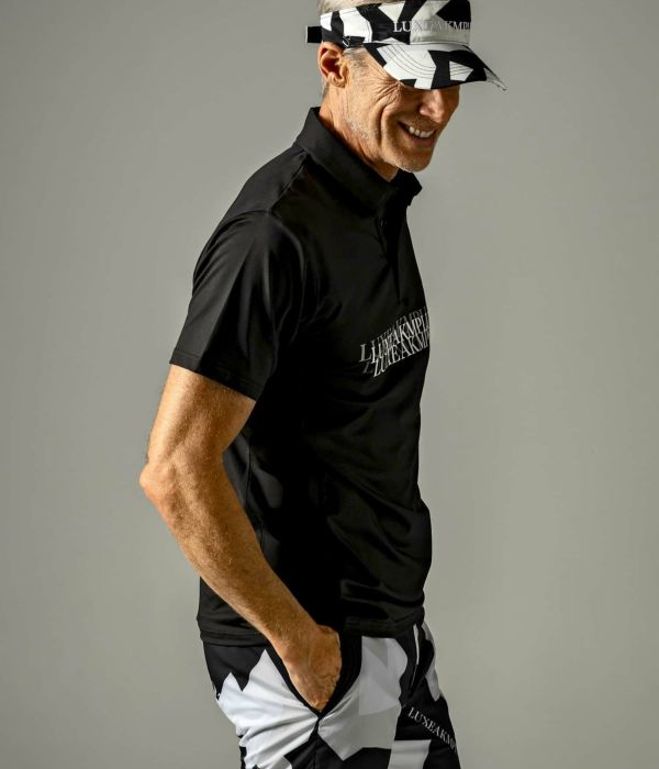 SALE セール LUXEAKMPLUS リュクスエイケイエムプラス マルチロゴ半袖ポロシャツ ゴルフ GOLF スポーツ 運動 カジュアル | LUXE AKM PLUS | 03