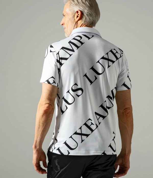 LUXEAKMPLUS リュクスエイケイエムプラス 総柄半袖ポロシャツ メンズ スポーツ カジュアル ゴルフ GOLF 運動 | LUXE AKM PLUS | 05