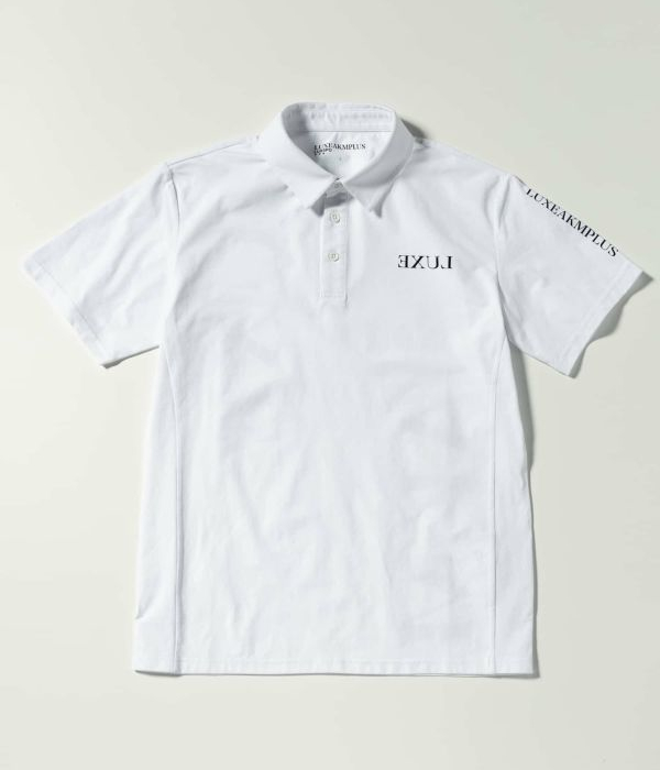 LUXEAKMPLUS リュクスエイケイエムプラス バックロゴ半袖ポロシャツ メンズ 男性 スポーツ カジュアル ゴルフ GOLF 運動 | LUXE AKM PLUS | 13