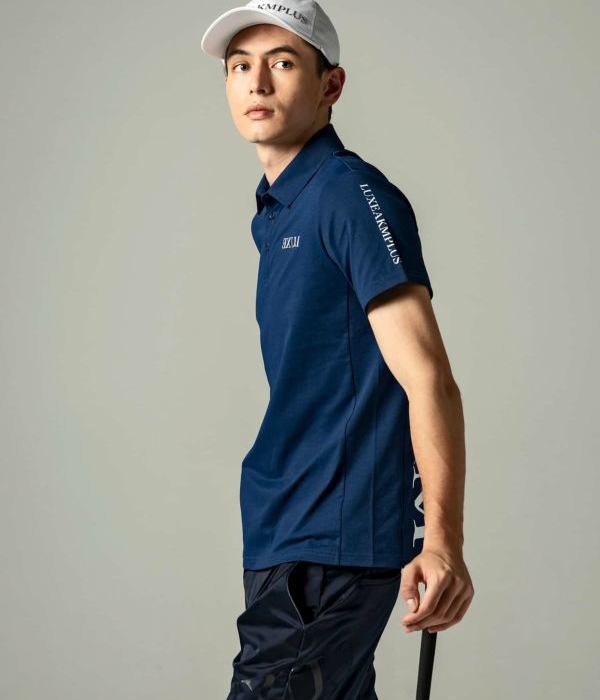LUXEAKMPLUS リュクスエイケイエムプラス バックロゴ半袖ポロシャツ メンズ 男性 スポーツ カジュアル ゴルフ GOLF 運動 | LUXE AKM PLUS | 05