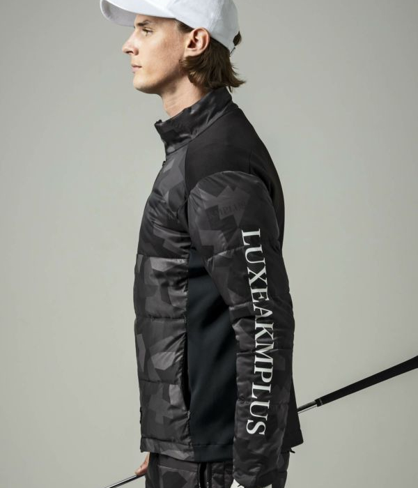 LUXEAKMPLUS中綿ジャケット&中綿パンツセットアップ防寒Lサイズゴルフ LUXEAKMPLUS リュクスエイケイエムプラス 中綿ジャケット&中綿パンツ