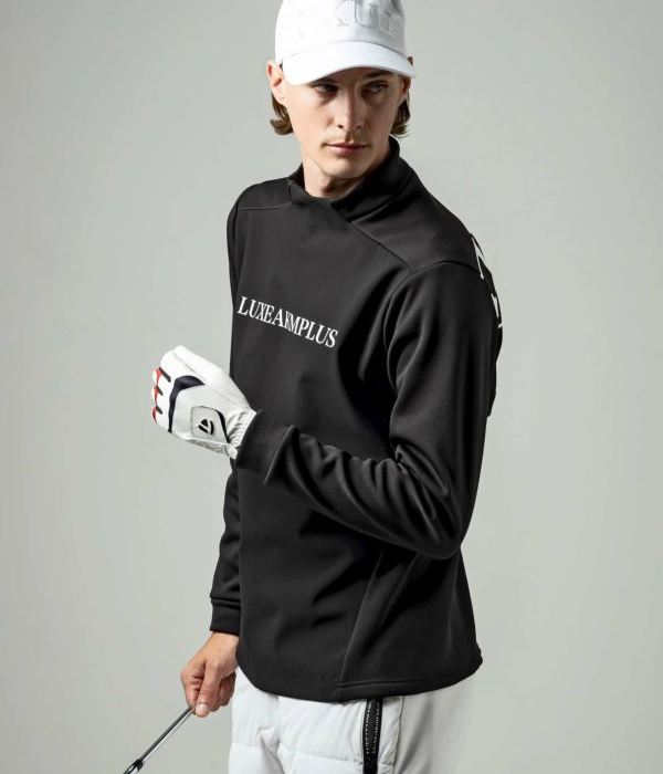 LUXEAKMPLUS リュクスエイケイエムプラス ウィンドプルーフモックネックTシャツ 長袖 ゴルフ メンズ GOLF スポーツ おしゃれ 防寒｜upper-gate｜10