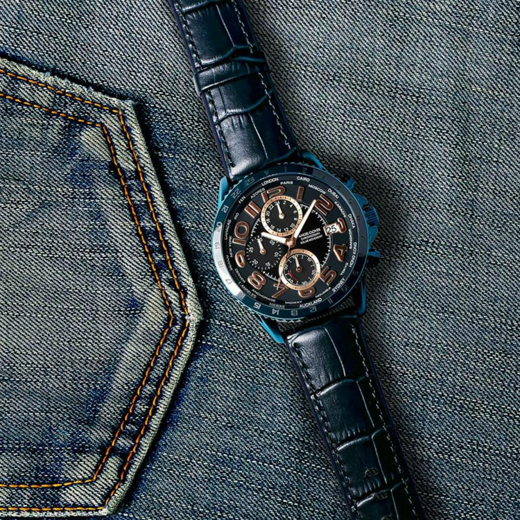 Angel Clover エンジェルクローバー MONDO SOLAR 腕時計 ソーラー 革ベルト ネイビー メンズ おしゃれ ブランド ギフト プレゼント ビジネス |  | 01