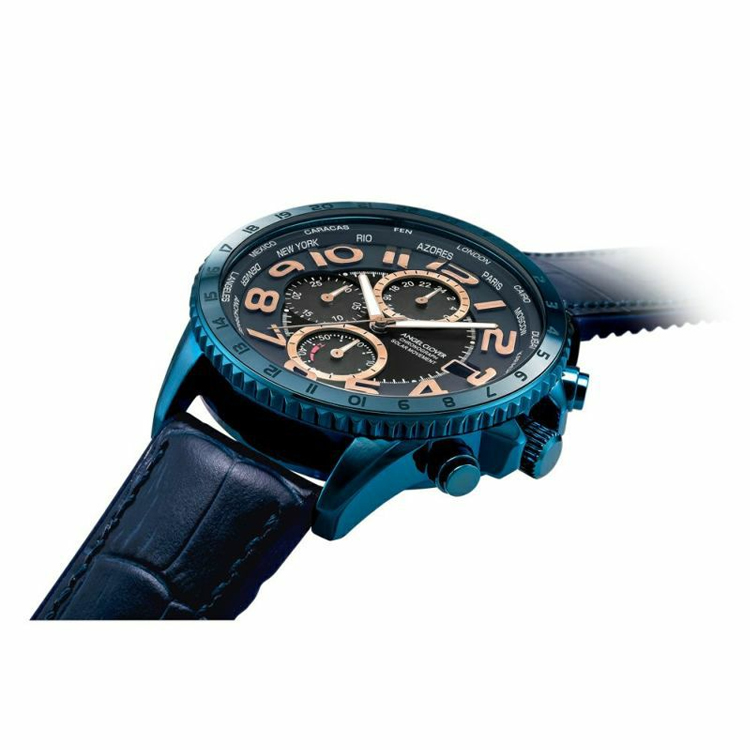 Angel Clover エンジェルクローバー MONDO SOLAR 腕時計 ソーラー 革ベルト ネイビー メンズ おしゃれ ブランド ギフト プレゼント ビジネス |  | 03