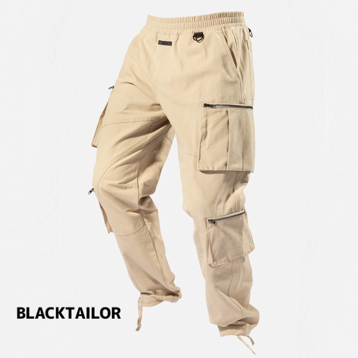 BLACKTAILOR ブラックテイラー N33 CARGO SAND ストリート ヒップホップ カジュアル カーゴパンツ ワイド ベージュ